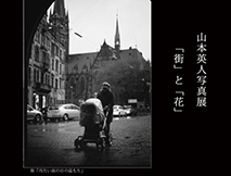 山本英人2013年個展「『街』と『花』」案内ハガキ